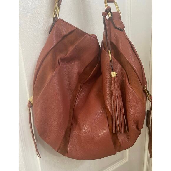 Aimee Kestenberg Teracotta color large leather hobo gorgeous color!! - Picture 4 of 16